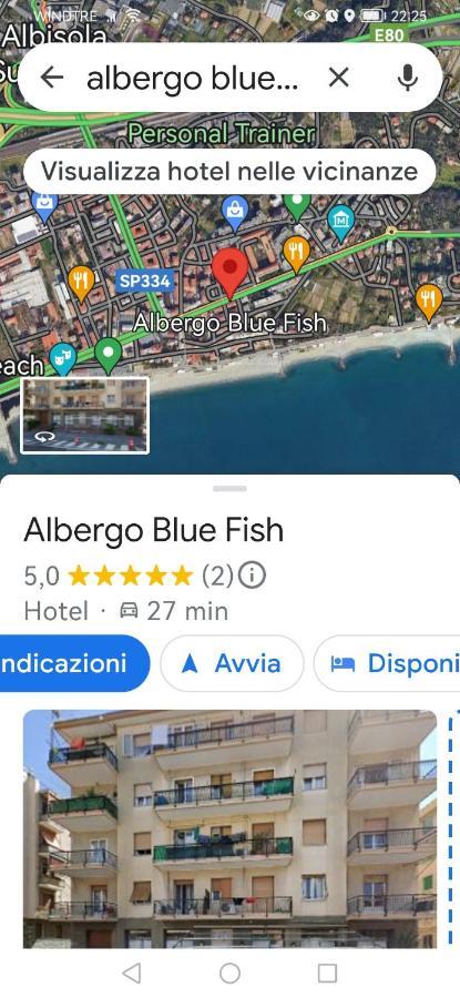 Albergo Blue Fish Albisola Superiore Dış mekan fotoğraf